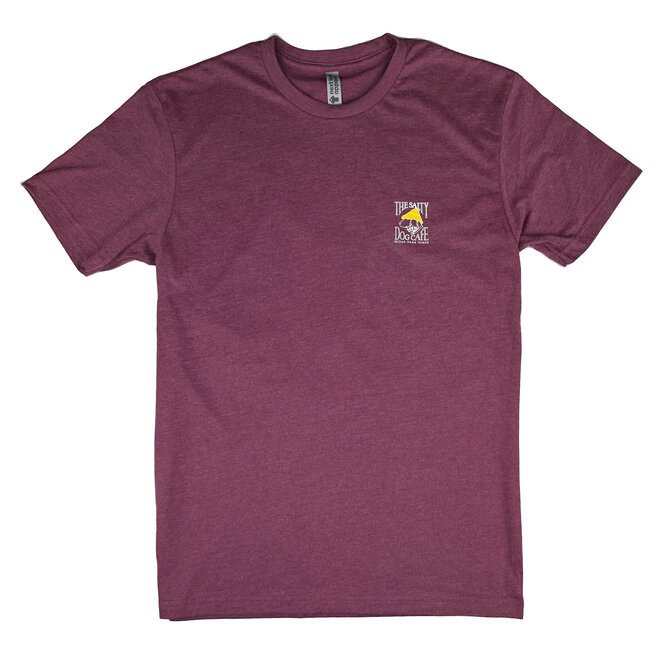 Sueded S/S Heather Maroon
