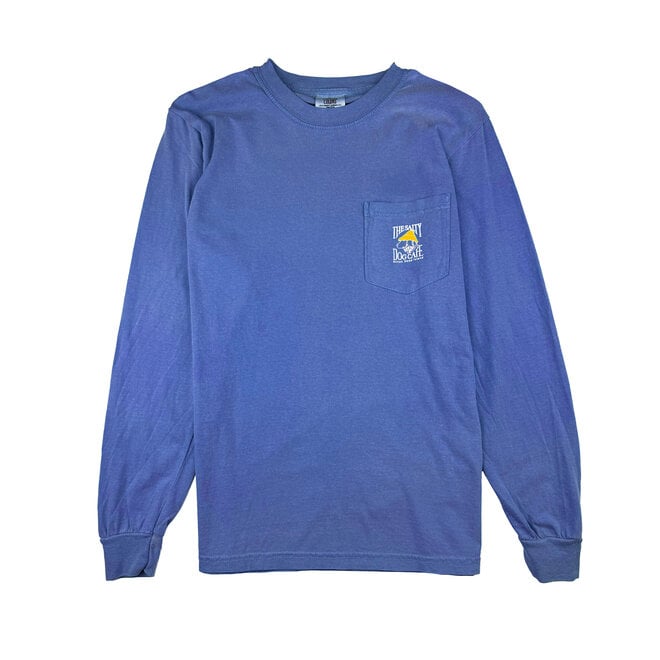 Comfort Colors L/S-Pocket Flo Blue