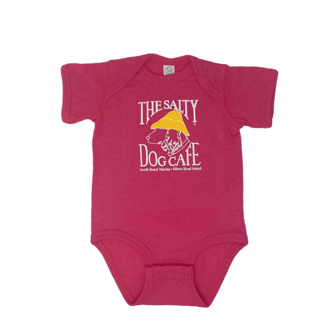 Infant Romper Vintage Hot Pink