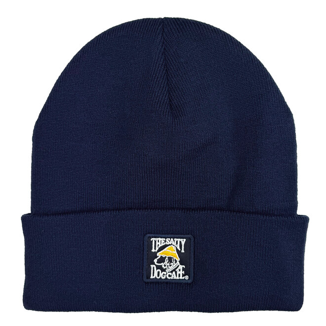 Beanie - Fleece Knit Cuff Navy