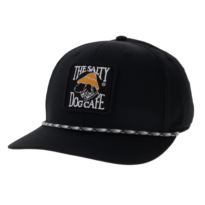 Hat - Stretch Fit with Rope Black