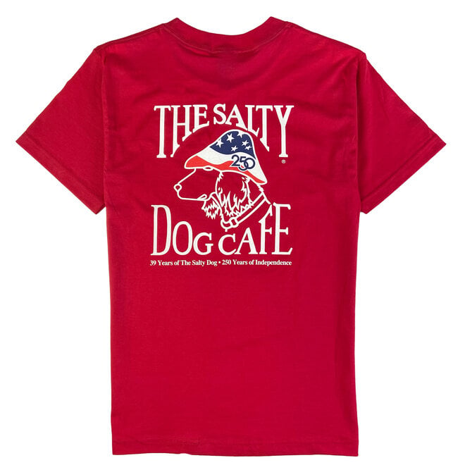 250 Years Patriot Dog S/S Deep Red
