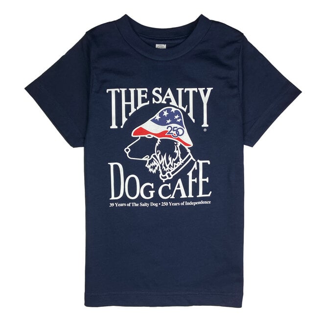 Youth 250 Years Patriot Dog S/S Navy