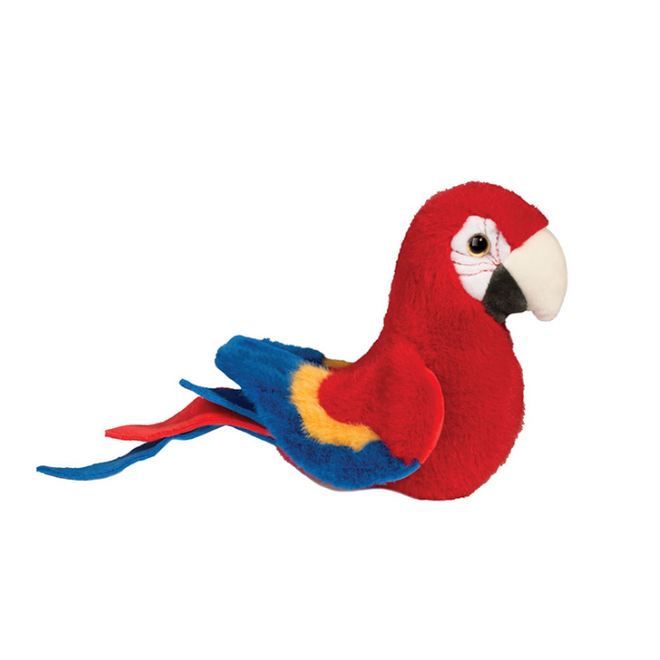 Plush - Red Parrot - Mauie