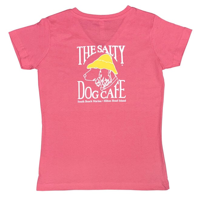 Women's V-Neck Hot Pink