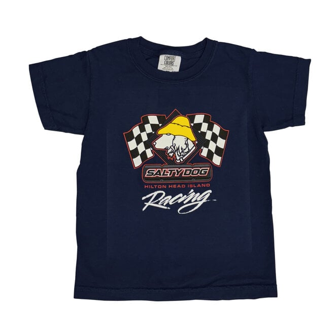 Youth Salty Dog Racing S/S True Navy