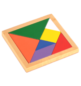 Color Tangrams Puzzle