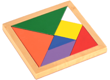 PUZZ Color Tangrams Puzzle