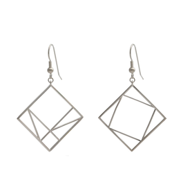 Cofactor® Sterling Silver Pythagorean Theorem Earrings