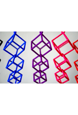 3D Printed Interlocking Cube Earrings | Hanusa Design