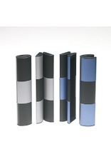 Rollover Mini Pen/Magnifier Case - Metallic Blue/Black/Silver