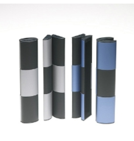 Rollover Mini Pen/Magnifier Case - Metallic Blue/Black/Silver