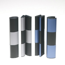 Rollover Mini Pen/Magnifier Case - Metallic Blue/Black/Silver