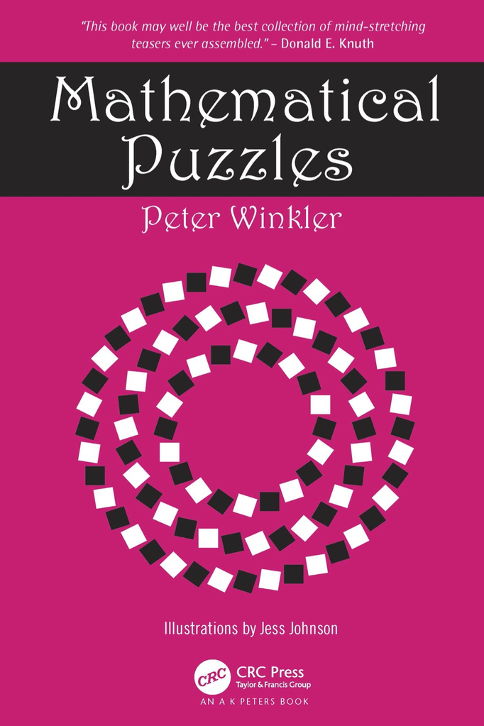 Mathematical Puzzles, by Peter Winkler
