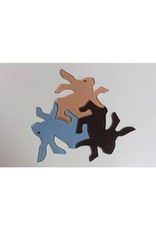 Rabbit Magnets (Set of 3)