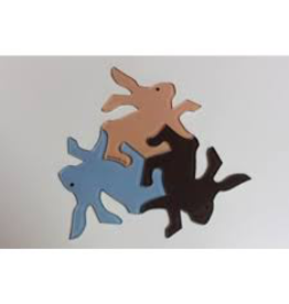 Rabbit Magnets (Set of 3)