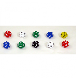 Dice, 12-Sided, Bag of, Koplow