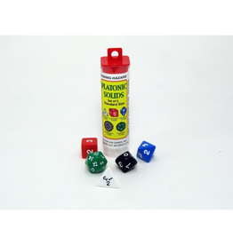 Dice, Platonic Solids, Small Tube