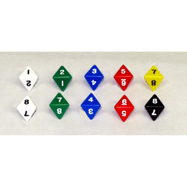 Dice, 8-Sided, Bag of, Koplow