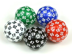 Dice, 60 Sided Single, Dice Lab