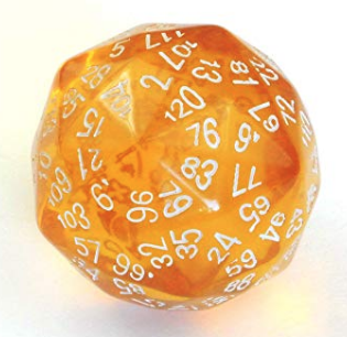 Dice, 120 Sided Single, Dice Lab