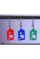 3D Printed Tiny Golden Ratio Earrings | Hanusa Design