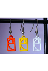 3D Printed Tiny Golden Ratio Earrings | Hanusa Design