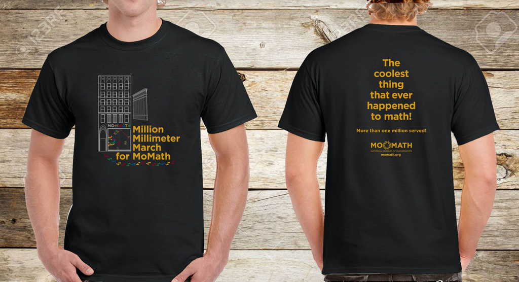 APPA/ACCES Million Millimeter March for MoMath Shirt - Yout