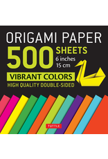 500 Origami Paper: Vibrant Colors