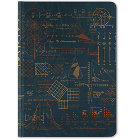 Math Equations Hardcover Notebook - Dot Grid Paper
