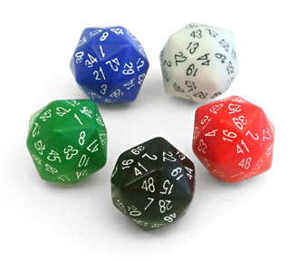 Dice, 48 Sided Single, Dice Lab