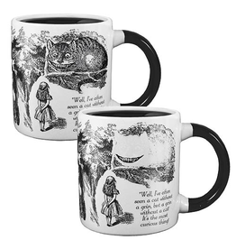 Disappearing Cheshire Cat Mug