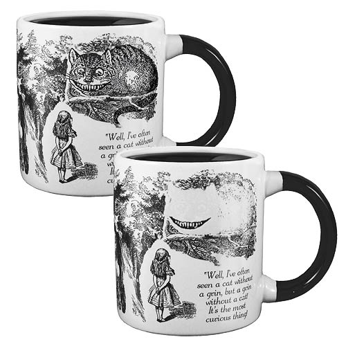 Disappearing Cheshire Cat Mug