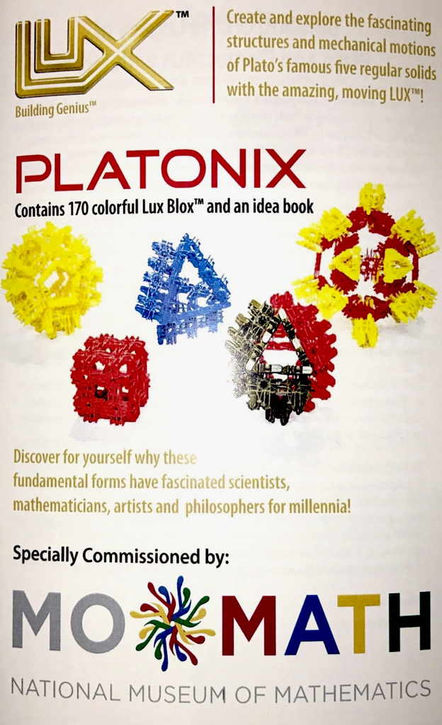 GATO MoMath Platonix Build Set - 170 Piece Set | LUX