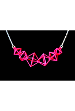 3D Printed Interlocking Octahedron Necklace | Hanusa Design