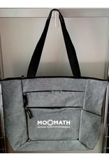 MoMath Water Resistant Tote Bag - Charcoal/Gray
