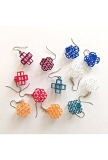 3D Printed Plus Earrings | Hanusa Design