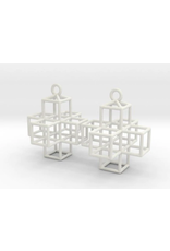 3D Printed Plus Earrings | Hanusa Design