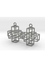 3D Printed Plus Earrings | Hanusa Design