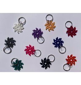 Keychain, MoMath Pi Flower, by Hanusa