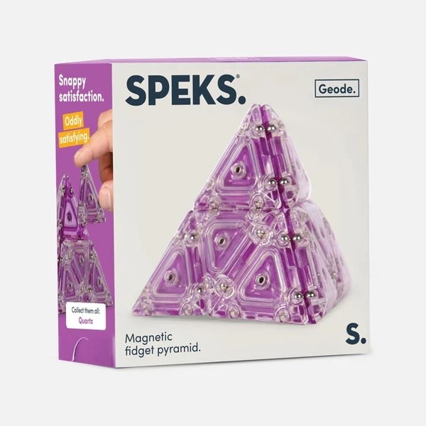 SPEKS Crystal Pyramid Geode Magnetic Set |