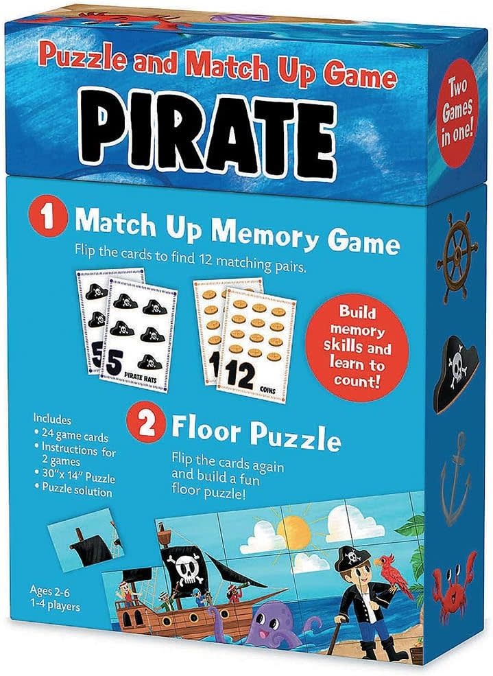Pirate Match Up Game & Puzzle