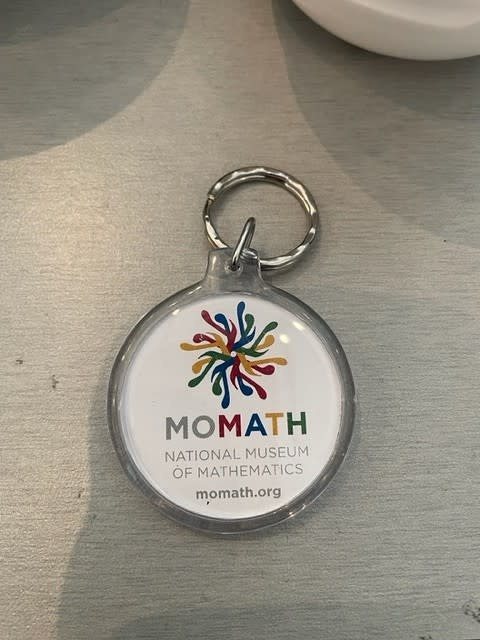Keychain, MoMath Acrylic
