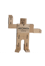 MoMath Wood Robot Cube Man