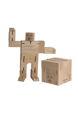 MoMath Wood Robot Cube Man