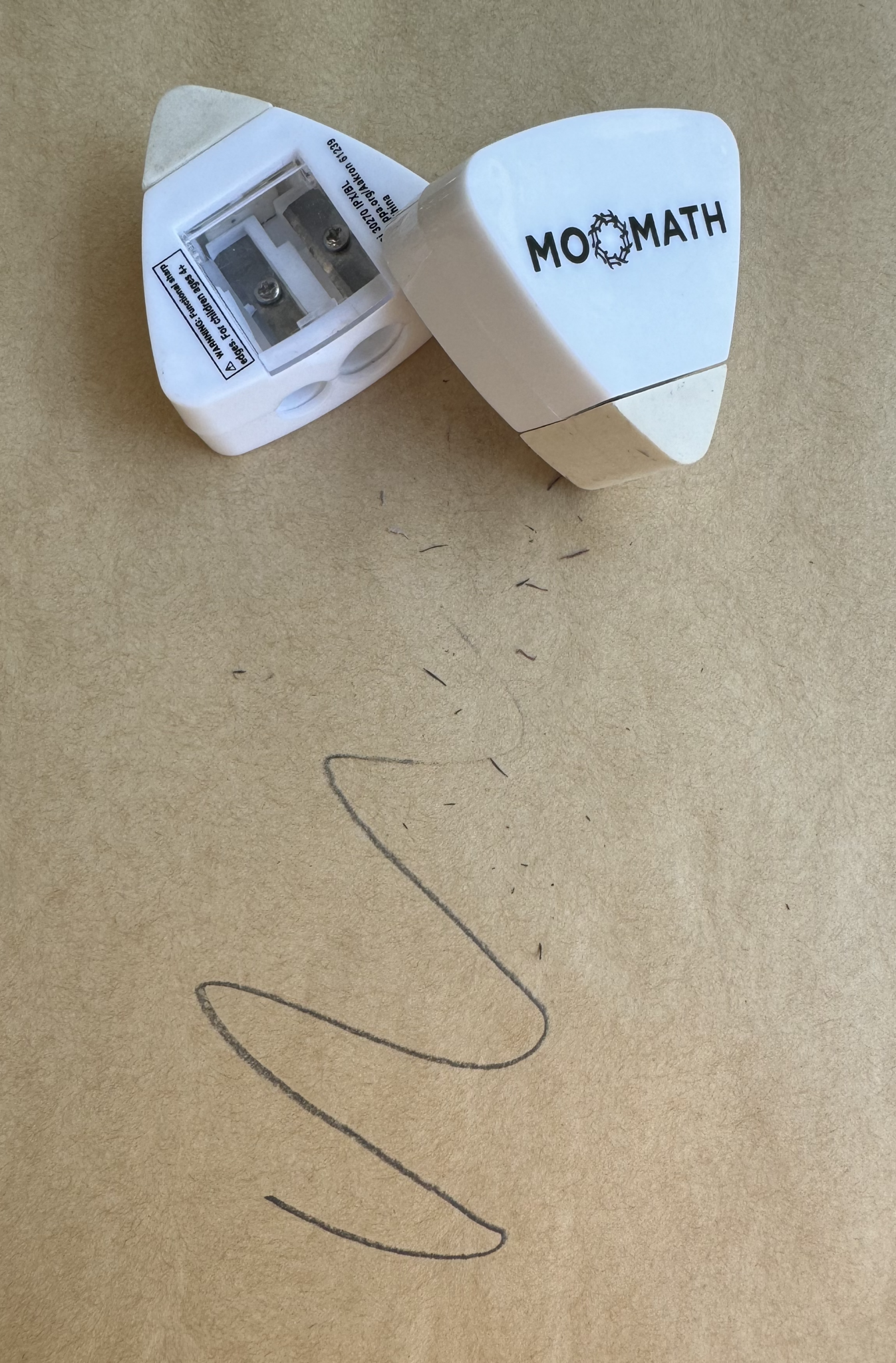 MoMath Sharpener Eraser Duo
