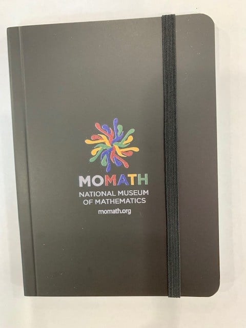 MoMath Mini Journal Notebook Notepad