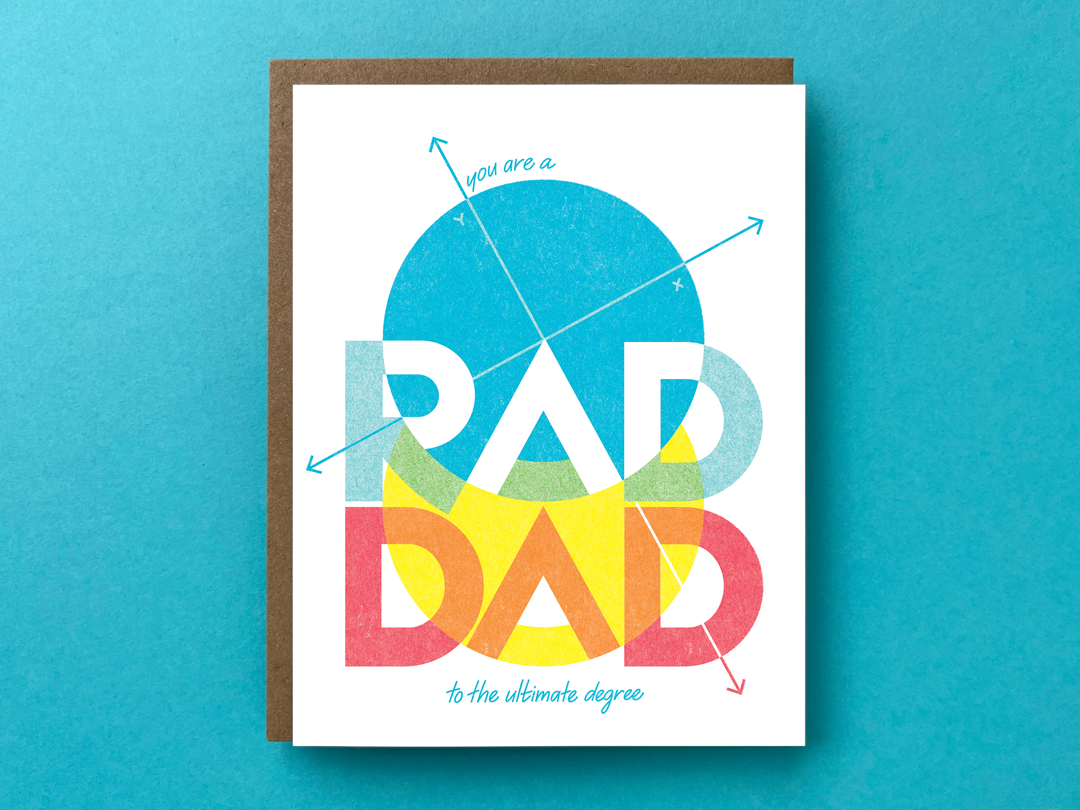 Rad Dad Greeting Card