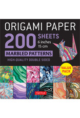 Origami Paper Marbled Patterns - 200 Sheets (6 in.)