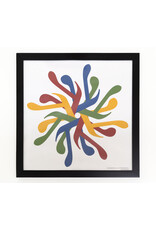 Framed MoMath Pi Logo  (10" x 10")